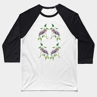 Flowers: Lilac Baseball T-Shirt